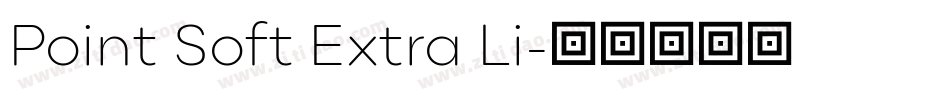 Point Soft Extra Li字体转换